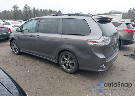 2011 Toyota Sienna Se z USA, uszkodzony, nr VIN 5TDXK3DC7BS131389